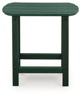 Sundown Green Shores 2 Adirondack Chairs with End table