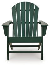 Sundown Green Shores 2 Adirondack Chairs with End table