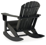 Sundown Treasure Black Outdoor Rocking Chair - Ella Furniture