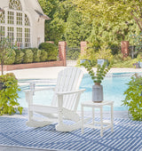Sundown White Treasure Outdoor Chair with End Table