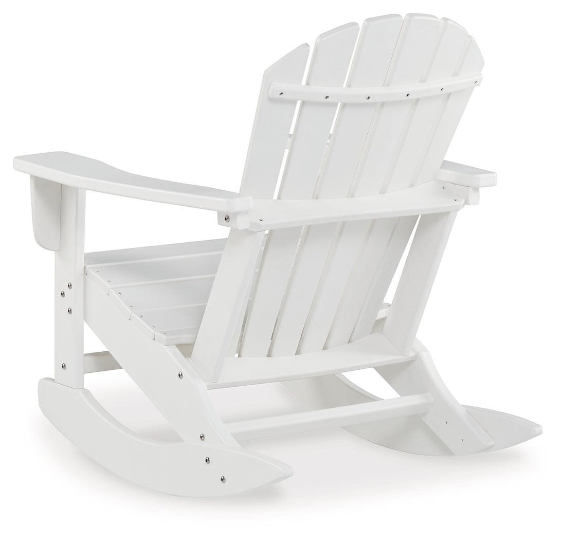 Sundown Treasure White Outdoor Rocking Chair - Ella Furniture