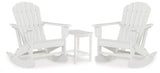 Sundown White Treasure 2 Outdoor Chairs with End Table