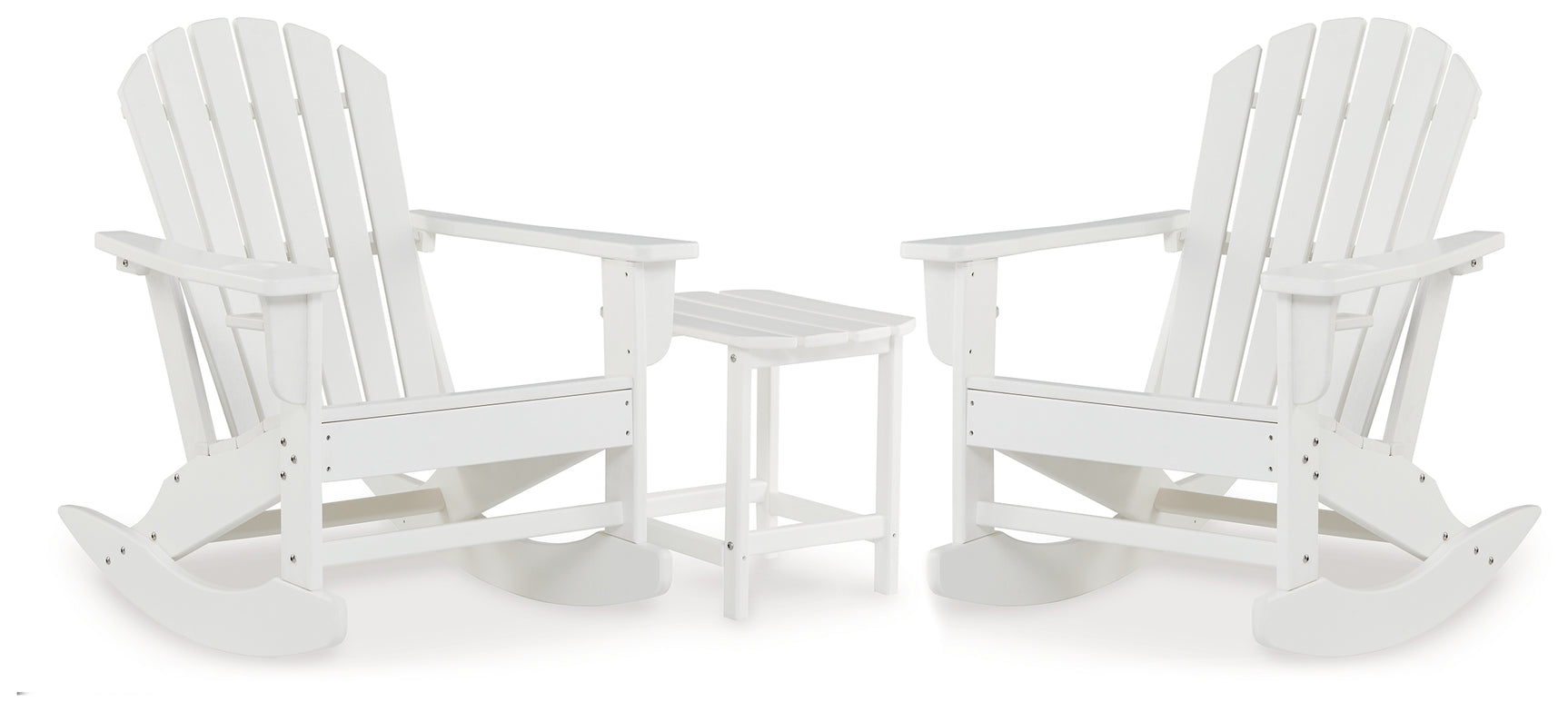 Sundown White Treasure 2 Outdoor Chairs with End Table