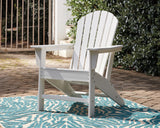 Sundown White Treasure Outdoor Chair with End Table