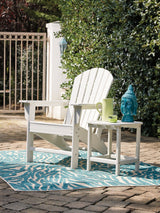 Sundown White Treasure Outdoor Chair with End Table