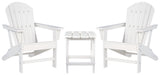 Sundown White Treasure 2 Outdoor Chairs with End Table