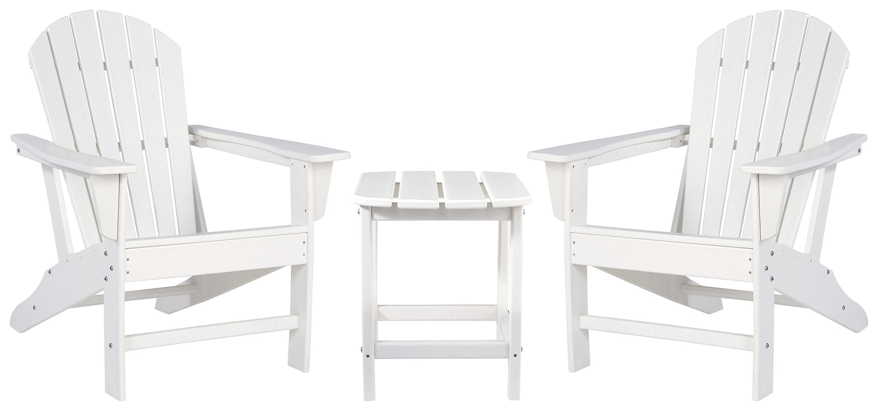 Sundown White Treasure 2 Outdoor Chairs with End Table