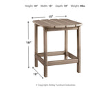 Sundown Driftwood Treasure 2 Outdoor Chairs with End Table