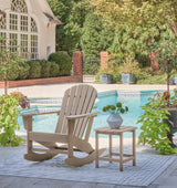 Sundown Driftwood Treasure Outdoor Chair with End Table