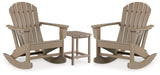Sundown Driftwood Treasure 2 Outdoor Chairs with End Table