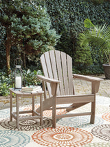 Sundown Driftwood Treasure Outdoor Chair with End Table