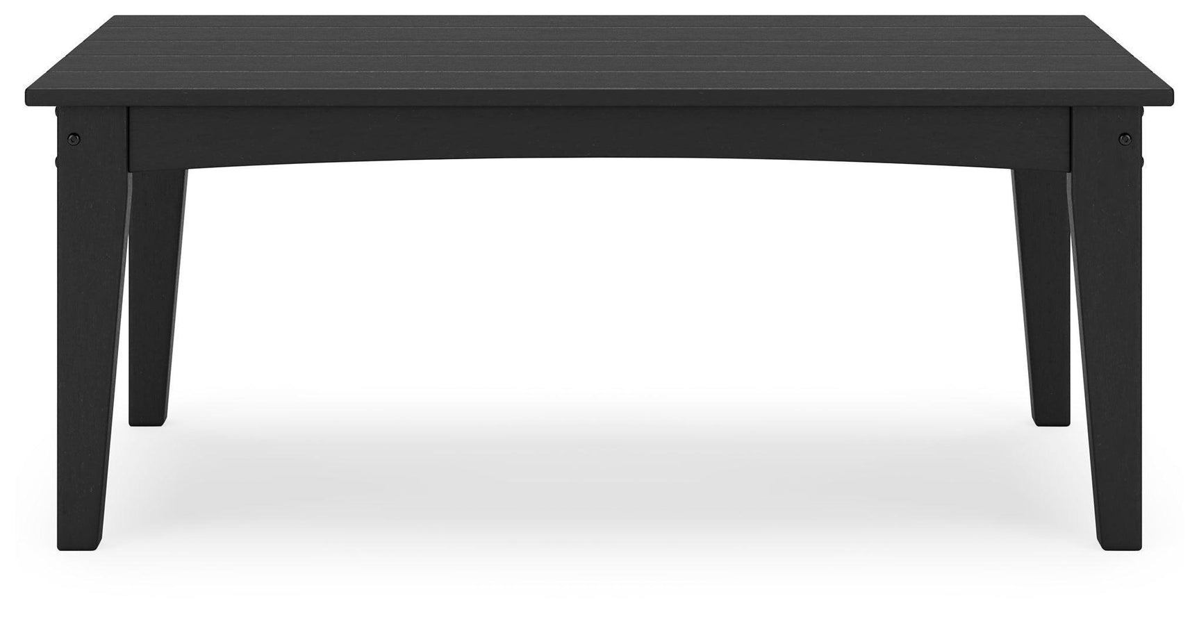 Hyland Wave Black Outdoor Coffee Table