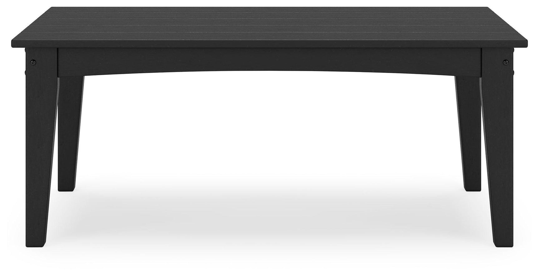 Hyland Wave Black Outdoor Coffee Table