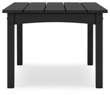Hyland Wave Black Outdoor Coffee Table
