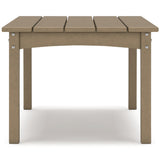 Hyland Wave Driftwood Outdoor Coffee Table