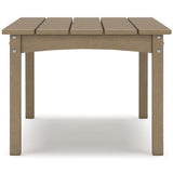 Hyland Wave Driftwood Outdoor Coffee Table