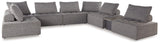 Bree Zee Brown 8-Piece Outdoor Sectional by Ashley