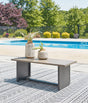 Bree Zee Brown Outdoor End Table - Ella Furniture