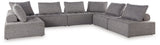 Bree Zee Brown 7-Piece Outdoor Sectional