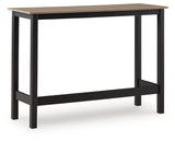 Shoreline Beach Black/Beige Outdoor Counter Table and 2 Barstools