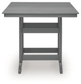 Sanctuary Beach Dark Gray Outdoor Counter Height Dining Table