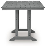 Sanctuary Beach Dark Gray Outdoor Counter Height Dining Table