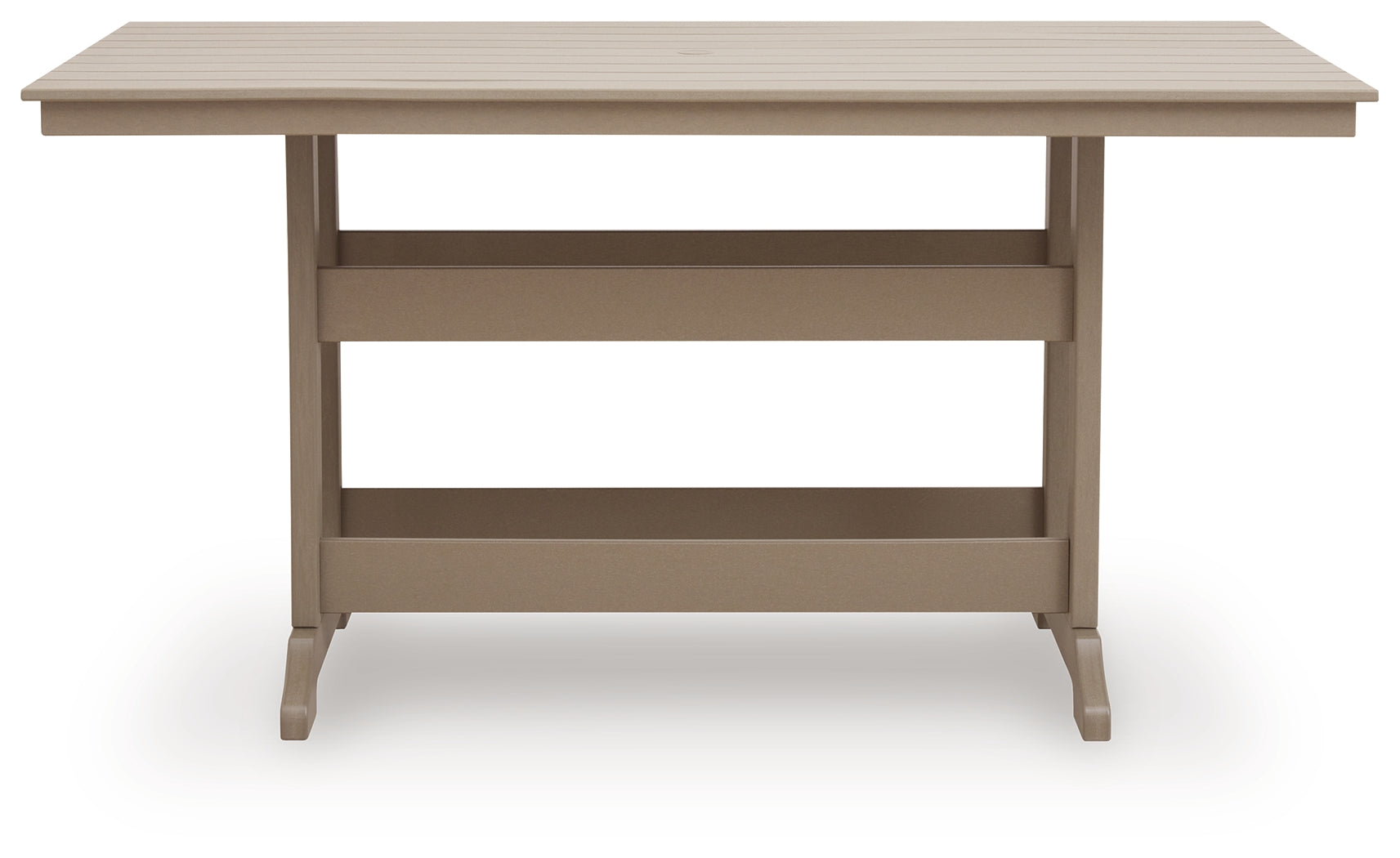 Seacliff Beach Medium Brown Outdoor Counter Height Dining Table