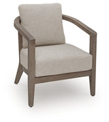 Joy Lagoon Beige Outdoor Chairs with Cushions/Table (Set of 3)