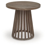 Joy Lagoon Beige Outdoor Chairs with Cushions/Table (Set of 3)