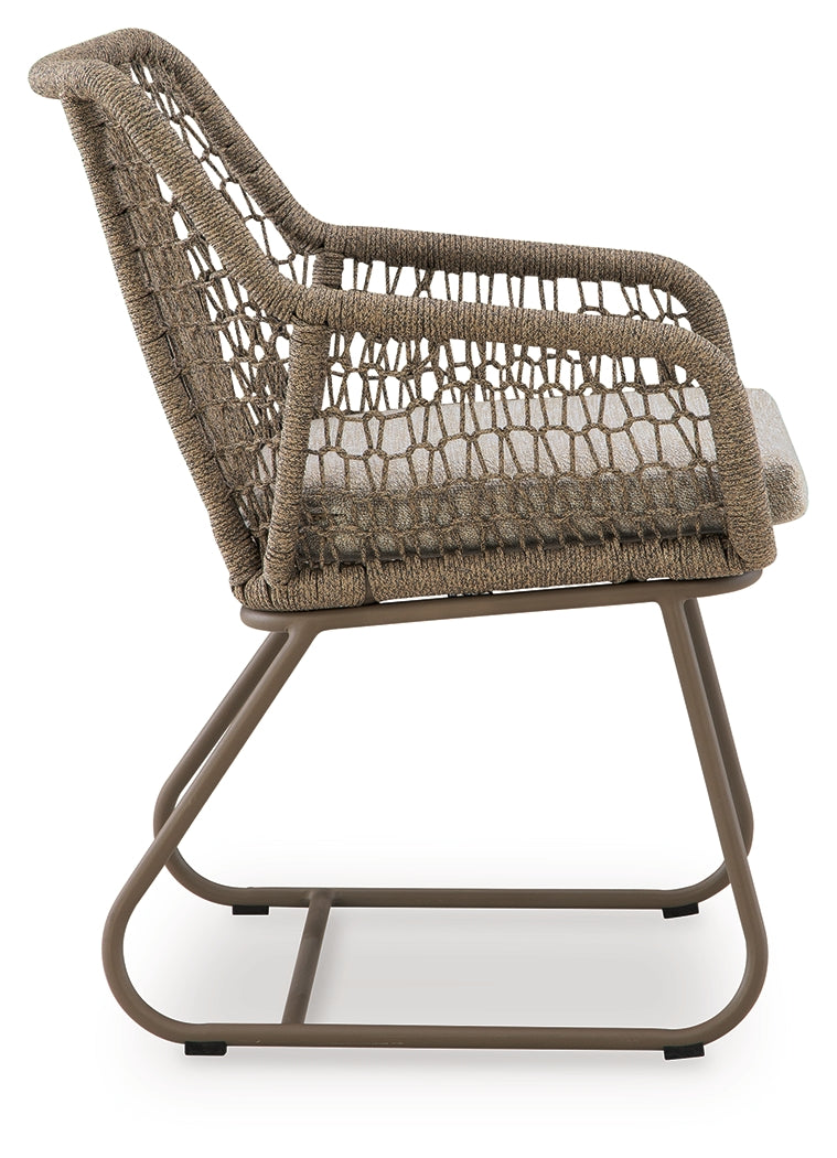 Majors Beach Beige Outdoor Table and 2 Chairs