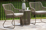 Majors Beach Beige Outdoor Table and 2 Chairs