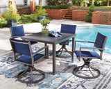 Rocky Gray Creek Outdoor Dining Table and 4 Chairs