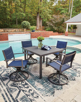 Rocky Gray Creek Outdoor Dining Table and 4 Chairs