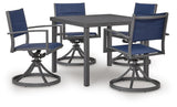 Rocky Gray Creek Outdoor Dining Table and 4 Chairs
