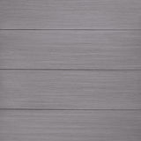 Half Gray Moon Beach Outdoor Dining Table and 6 Chairs