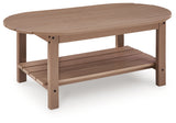 Grover Driftwood Beach Outdoor Sofa and 2 Chairs with Coffee Table