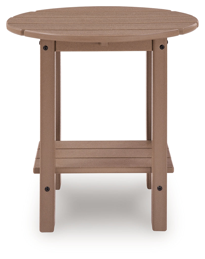 Grover Driftwood Beach 2 Outdoor Lounge Chairs with End Table