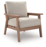 Grover Driftwood Beach 2 Outdoor Lounge Chairs with End Table