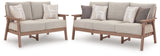 Grover Driftwood Beach Outdoor Sofa and Loveseat