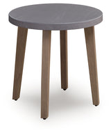 Harmony Headlands Natural/Gray Outdoor End Table