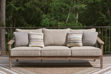 Harmony Natural/Gray Headlands Outdoor Sofa and Loveseat