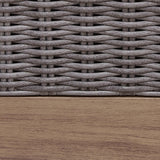 Harmony Headlands Natural/Gray Outdoor Swivel Lounge with Cushion