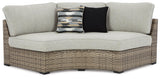 Calworth Beige 4-Piece Outdoor Sectional P458P7 - Ella Furniture