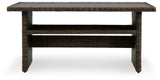 Brook Ranch Brown Outdoor Multi-Use Table