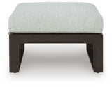 Beachloft Black 8-Piece Sectional with Ottoman and Coffee Table