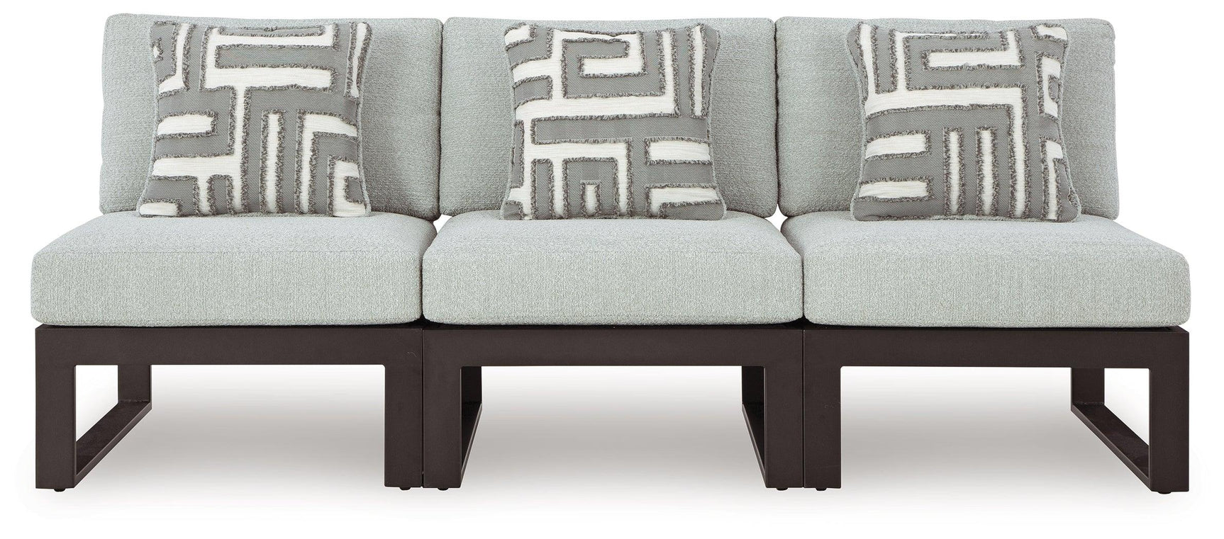 Beachloft Black/Gray 3-Piece Outdoor Sectional