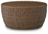 Double Beige Point Outdoor Sofa, Loveseat and 2 Lounge Chairs with Coffee Table