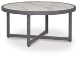 Ocean Beach Gray Outdoor Coffee Table