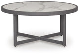 Ocean Beach Gray Outdoor Coffee Table
