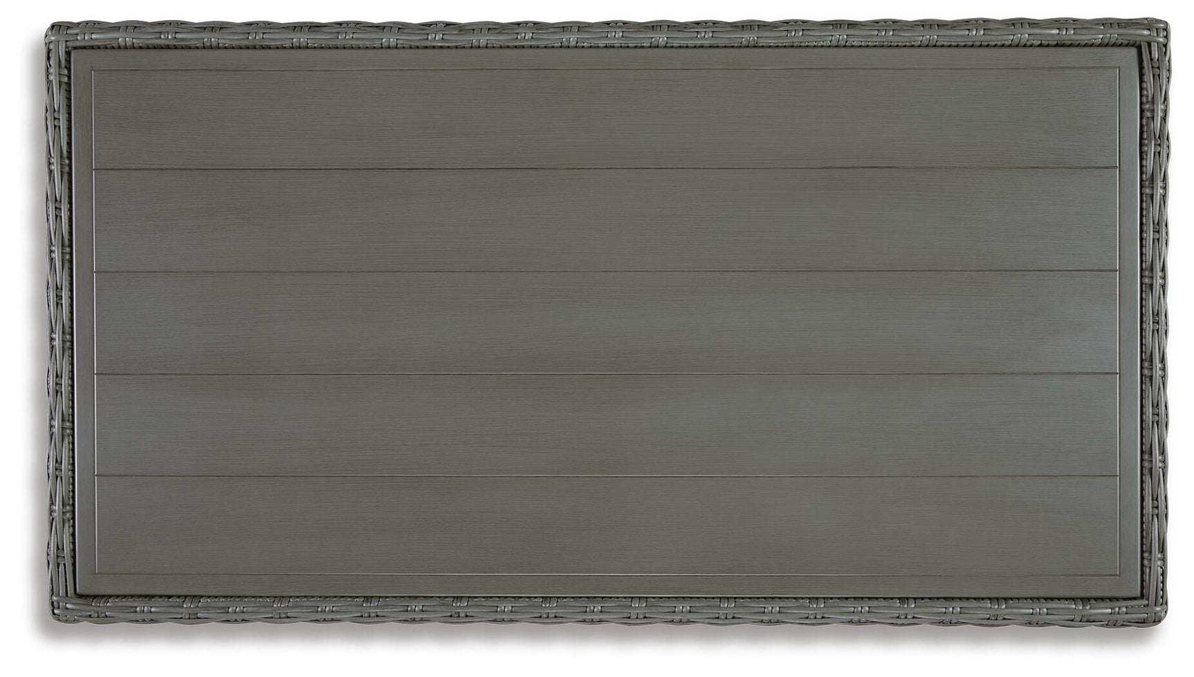 Elite Gray Park Outdoor Loveseat with Coffee Table